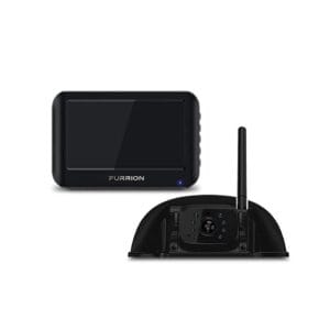 Vision S 43 Inch Wireless RV Backup System with 1 Rear Sharkfin Camera Infrared Night Vision and Wide Viewing Angle FOS43TASF
